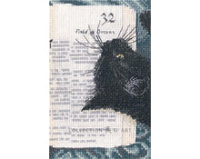 Load image into Gallery viewer, Silence in the Library (Cat) Cross Stitch Kit - RTO