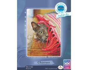 Observer (Cat) Cross Stitch Kit - RTO