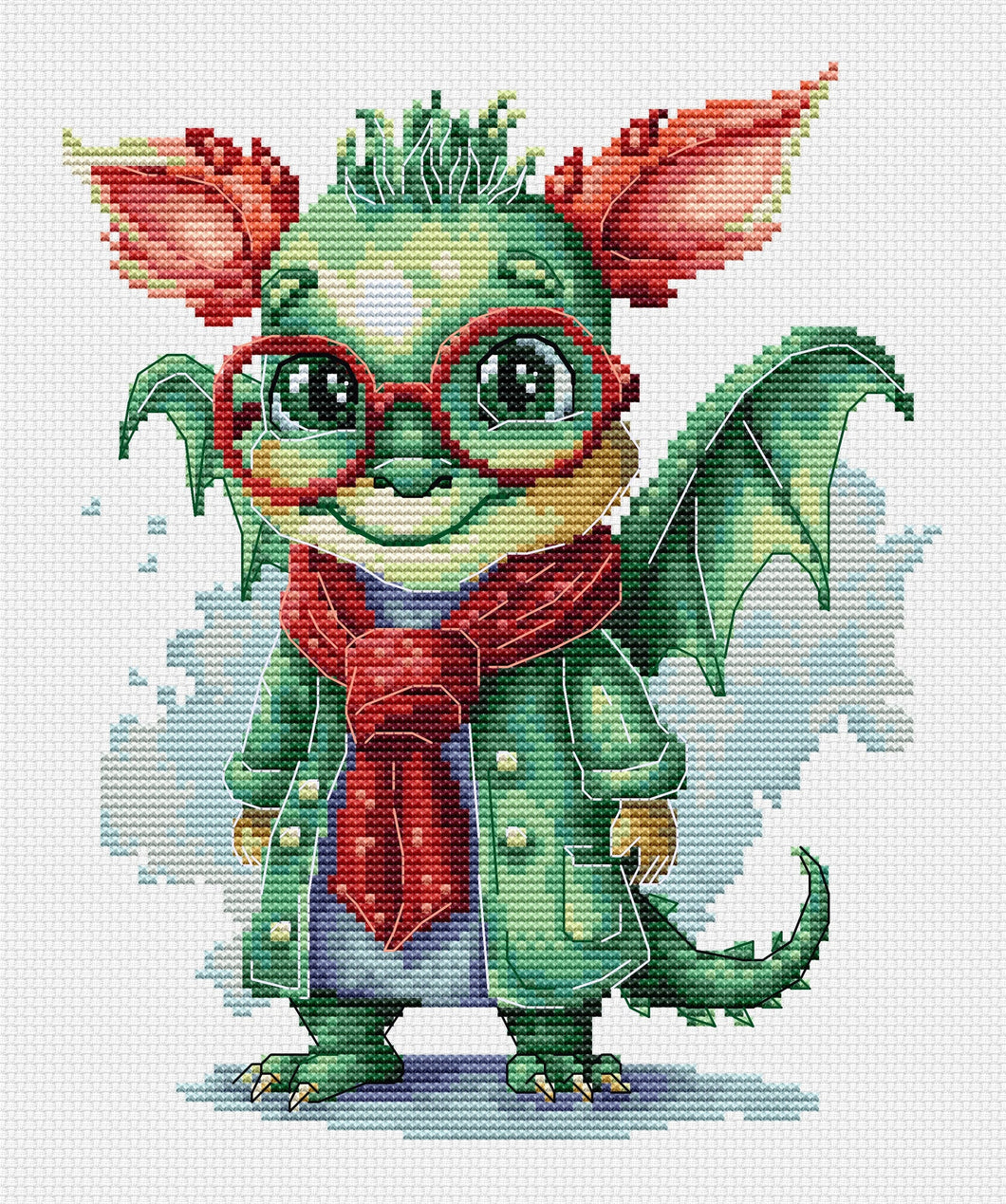 The Elegant Dragon Cross Stitch Kit