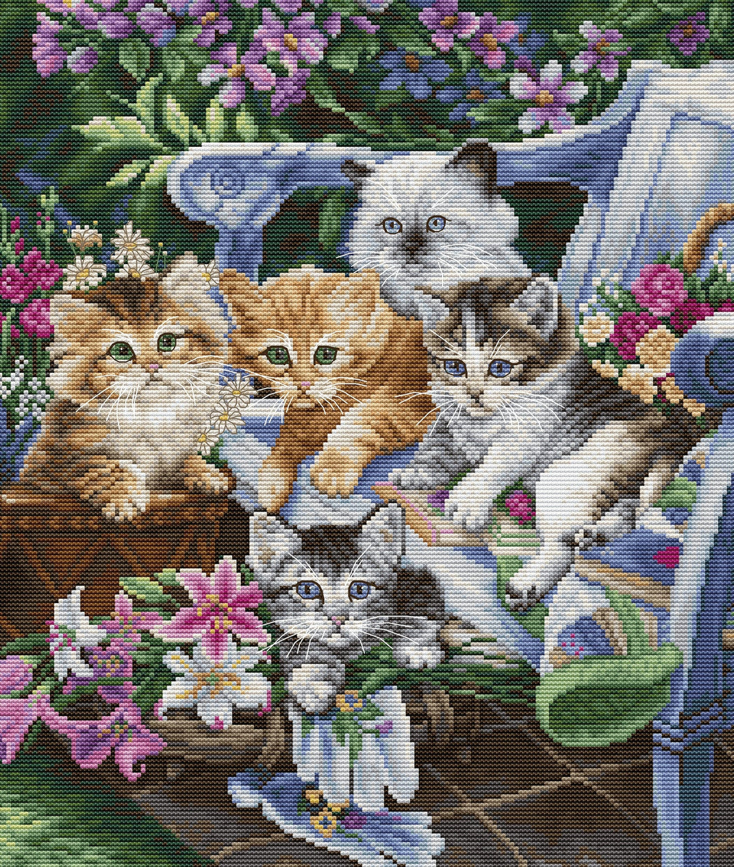 Perfect Gardening Buddies Cross Stitch Kit