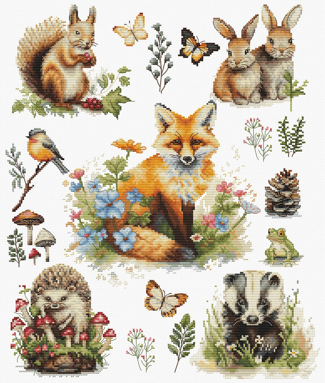 Forest Animals Cross Stitch Kit - Luca-S (Copy)