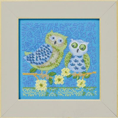 Summer Owls - Beaded Cross Stitch Kit - Mill Hill