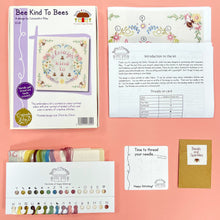 Load image into Gallery viewer, Bee Kind To Bees - Embroidery Kit - Bothy Threads