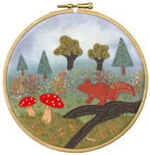 Load image into Gallery viewer, A Woodland Walk - Felt Embroidery Kit - Bothy Threads