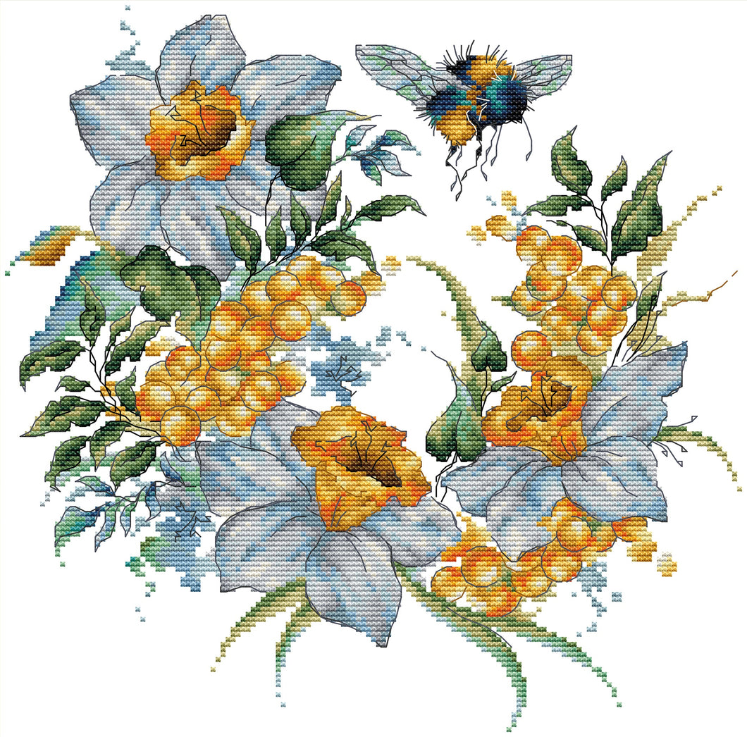 Honey Afternoon Cross Stitch Kit - HobbyJobby