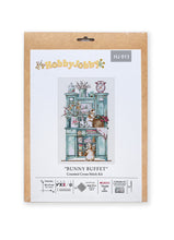 Load image into Gallery viewer, Bunny Buffet Cross Stitch Kit - HobbyJobby