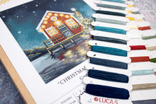 Load image into Gallery viewer, Christmas Night at The Pier Cross Stitch Kit - HobbyJobby