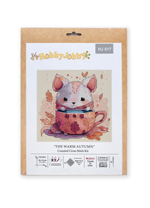 The Warm Autumn Cross Stitch Kit - HobbyJobby