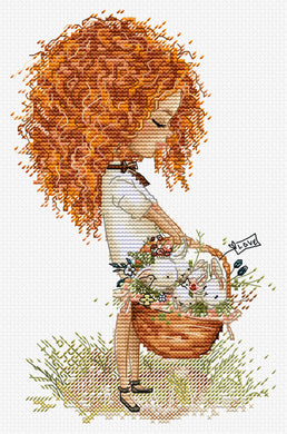 Fluffy Love Cross Stitch Kit - HobbyJobby