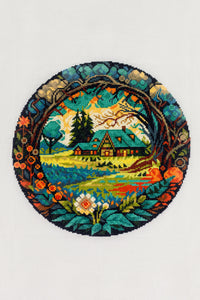 Summer Village Cross Stitch Kit - HobbyJobby