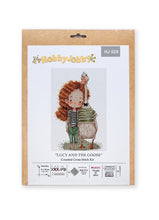 Load image into Gallery viewer, Lucy and The Goose Cross Stitch Kit - HobbyJobby