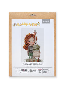 Lucy and The Goose Cross Stitch Kit - HobbyJobby