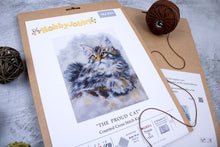 Load image into Gallery viewer, The Proud Cat Cross Stitch Kit - HobbyJobby