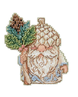 Acorn Gnome - Beaded Cross Stitch Kit - Mill Hill