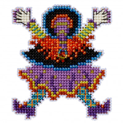 Splat Witch - Beaded Cross Stitch Kit - Mill Hill