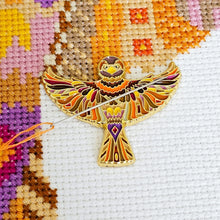 Load image into Gallery viewer, Mandala Sparrow Cross Stitch Kit - Meloca Designs