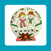 Load image into Gallery viewer, Snow Globe Needle Minders - Christmas in July