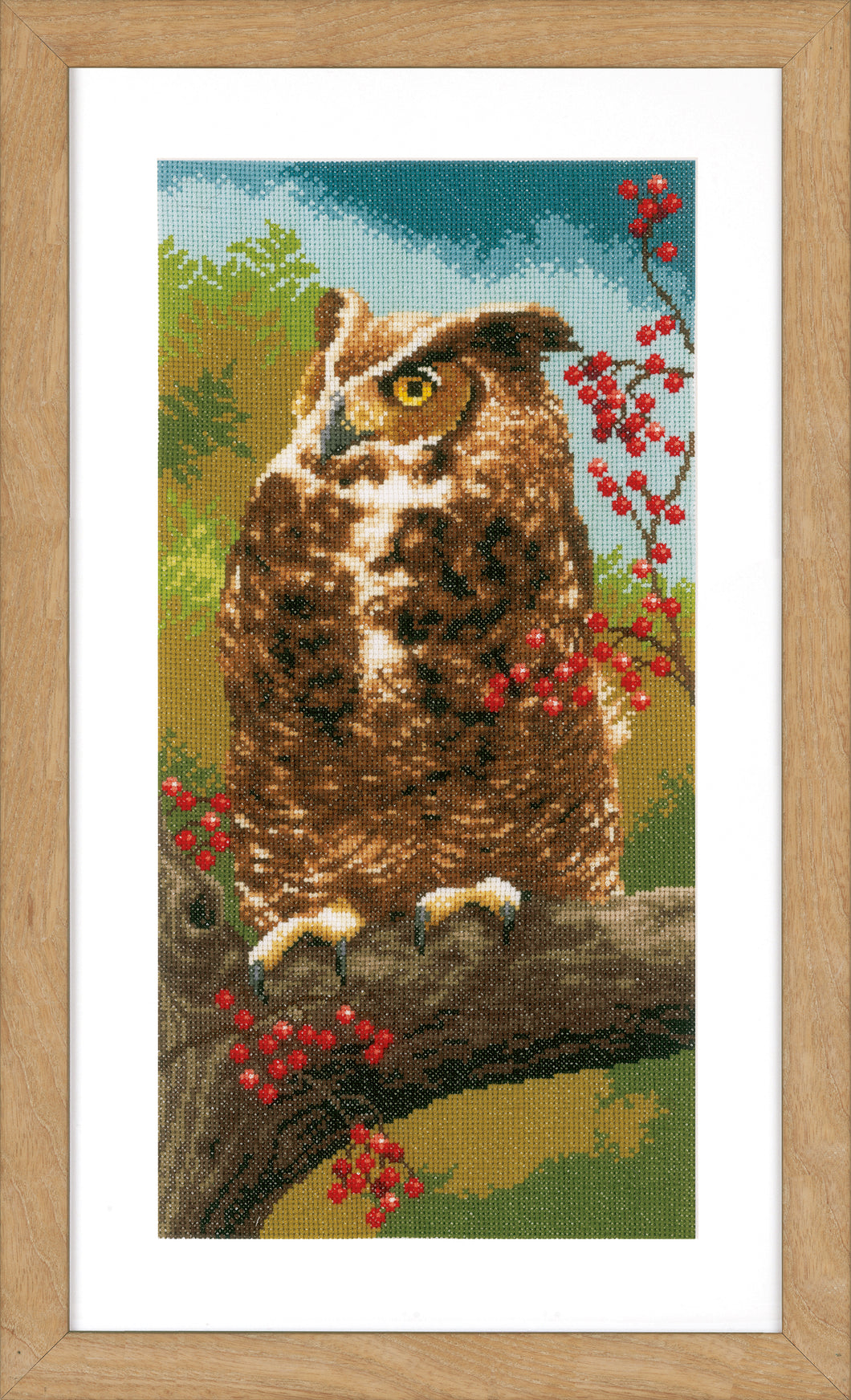 Counted Cross Stitch Kit ~ Owl in Autumn