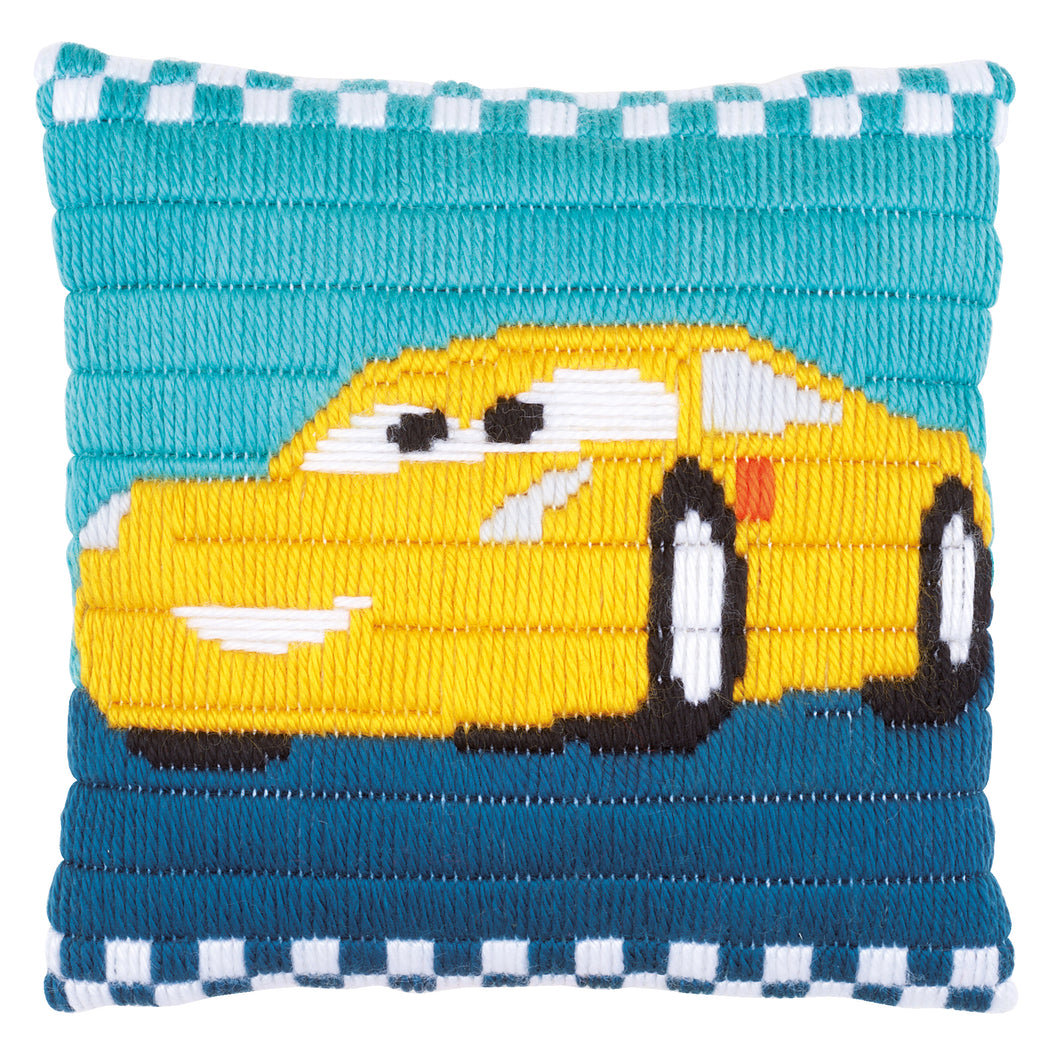 Cushion Long Stitch Kit ~ Disney Cars Cruz