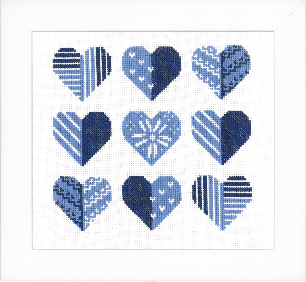 Counted Cross Stitch Kit ~ Hearts