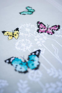 Table Runner Embroidery Kit ~ Butterfly Dance