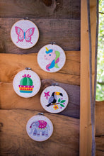 Load image into Gallery viewer, Embroidery Kit with Hoop ~ Unicorn