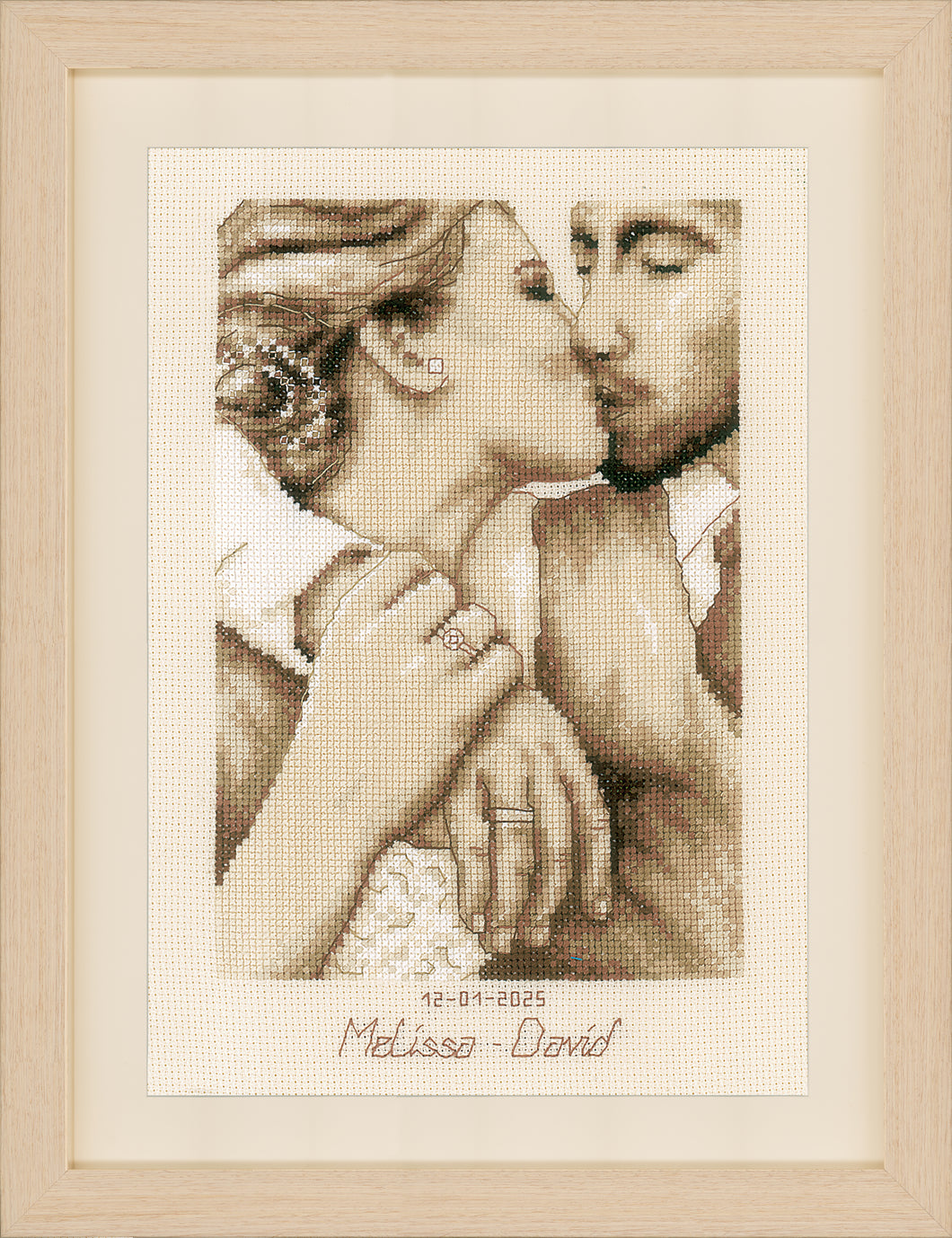 Loving Kiss Cross Stitch Kit - Vervaco