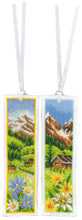 Load image into Gallery viewer, Alpine Meadow Bookmark Cross Stitch Kit - Vervaco