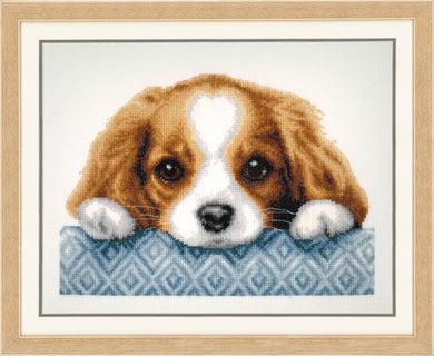 Puppy Cross Stitch Kit - Vervaco