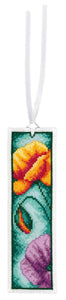 Poppies Bookmark Cross Stitch Kit - Vervaco