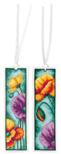 Load image into Gallery viewer, Poppies Bookmark Cross Stitch Kit - Vervaco