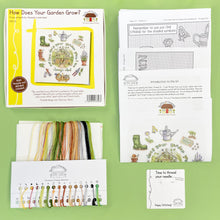 Load image into Gallery viewer, How Does Your Garden Grow Cross Stitch Kit - Bothy Threads