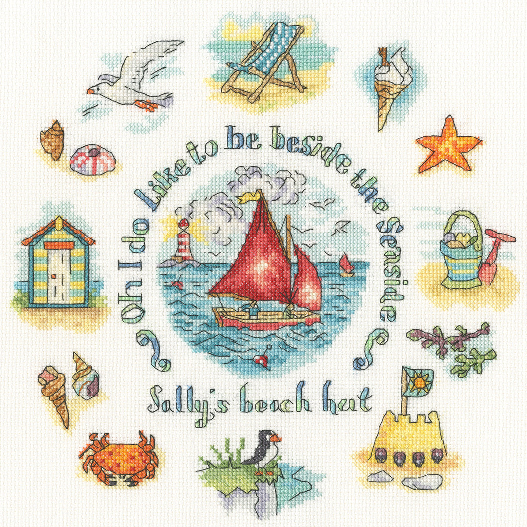 Beside the Seaside Cross Stitch Kit - Bothy Threads