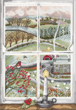 Load image into Gallery viewer, Rosehip Window Cross Stitch Kit - Bothy Threads