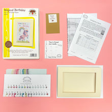 Load image into Gallery viewer, Magical Birthday - Greeting Card Cross Stitch Kit - Bothy Threads