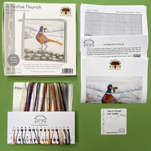 Load image into Gallery viewer, A Festive Flourish Cross Stitch Kit - Bothy Threads