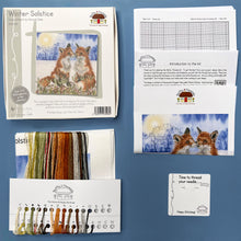 Load image into Gallery viewer, Winter Solstice Cross Stitch Kit - Bothy Threads