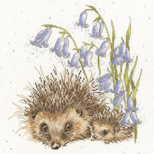 Love and Hedgehogs Cross Stitch Kit - Bothy Threads