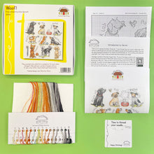 Load image into Gallery viewer, Woof! Cross Stitch Kit - Bothy Threads