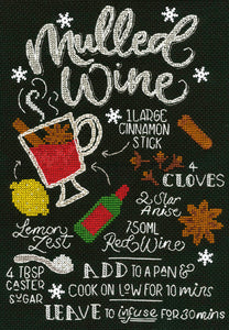 Mulled Wine Cross Stitch Kit - Bothy Threads