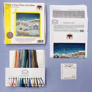 There's Snow Place Like Home Cross Stitch Kit - Bothy Threads