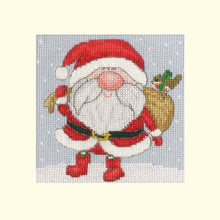 Load image into Gallery viewer, Jolly Santa Cross Stitch Kit - Bothy Threads