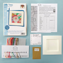 Load image into Gallery viewer, Jolly Santa Cross Stitch Kit - Bothy Threads