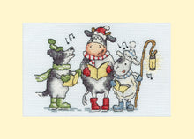 Load image into Gallery viewer, Woof, Moo, Baa! Cross Stitch Kit - Bothy Threads