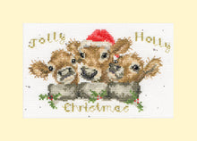 Load image into Gallery viewer, Jolly Holly Cross Stitch Kit - Bothy Threads