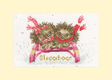 Load image into Gallery viewer, Sledgehogs Cross Stitch Kit - Bothy Threads