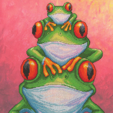 Vibrance (Frogs) Cross Stitch Kit - Bothy Threads