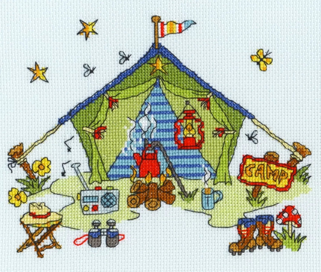 Sew Dinky Tent Cross Stitch Kit - Bothy Threads