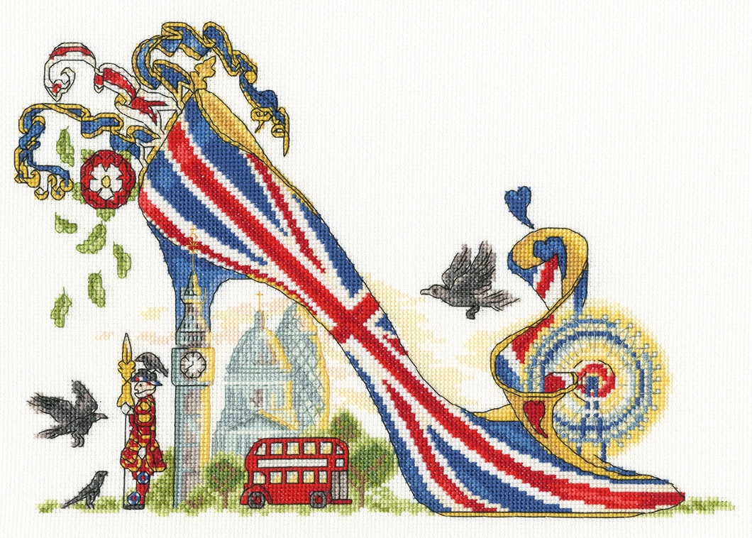 Britannia (Shoe) Cross Stitch Kit - Bothy Threads