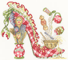 Load image into Gallery viewer, Sugar and Spice (Shoe) Cross Stitch Kit - Bothy Threads